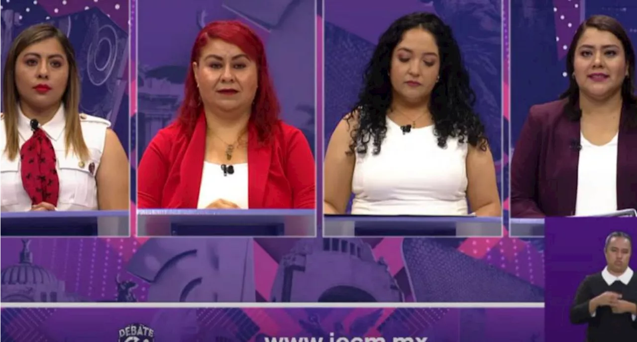 Entre propuestas y señalamientos, arranca el primer debate entre candidatas a la alcaldía Tláhuac