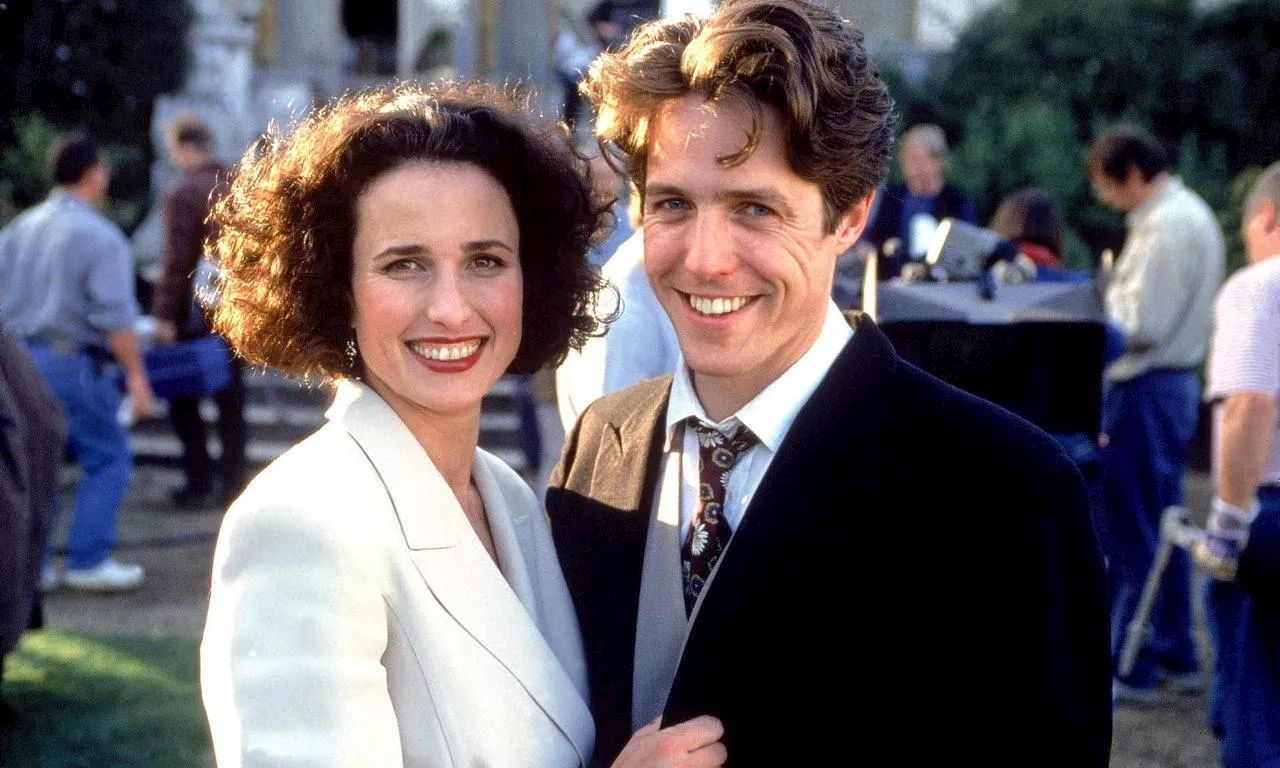 Hugh Grant ’almost died’ during filming of ’Four Weddings & a Funeral’, according to its director