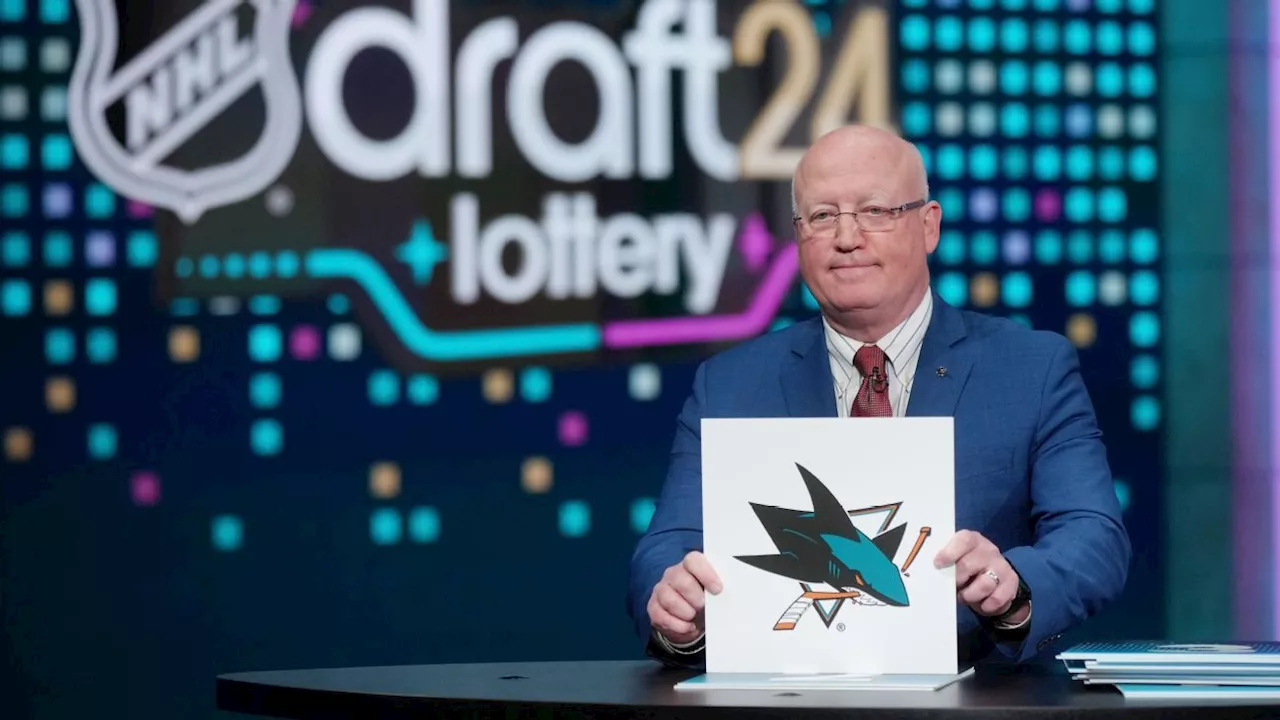 San Jose Sharks win NHL draft lottery, right to choose No. 1