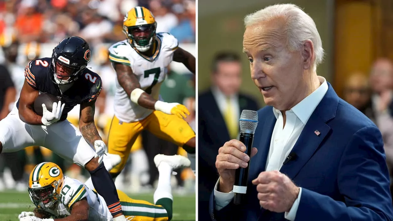 Joe Biden hävdar att hans lärare blev draftad i NFL