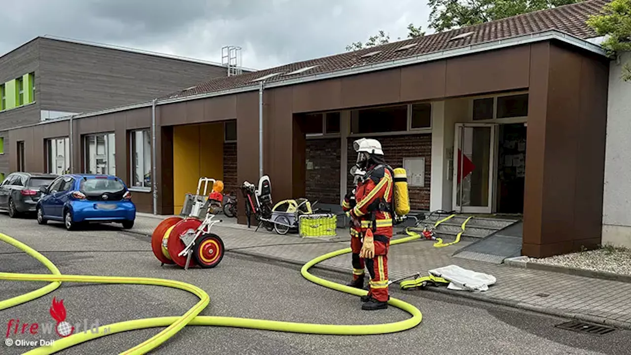 D: Defekt an Wäschetrockner verursacht eine Rauchentwicklung im Kindergarten in Bruchsal