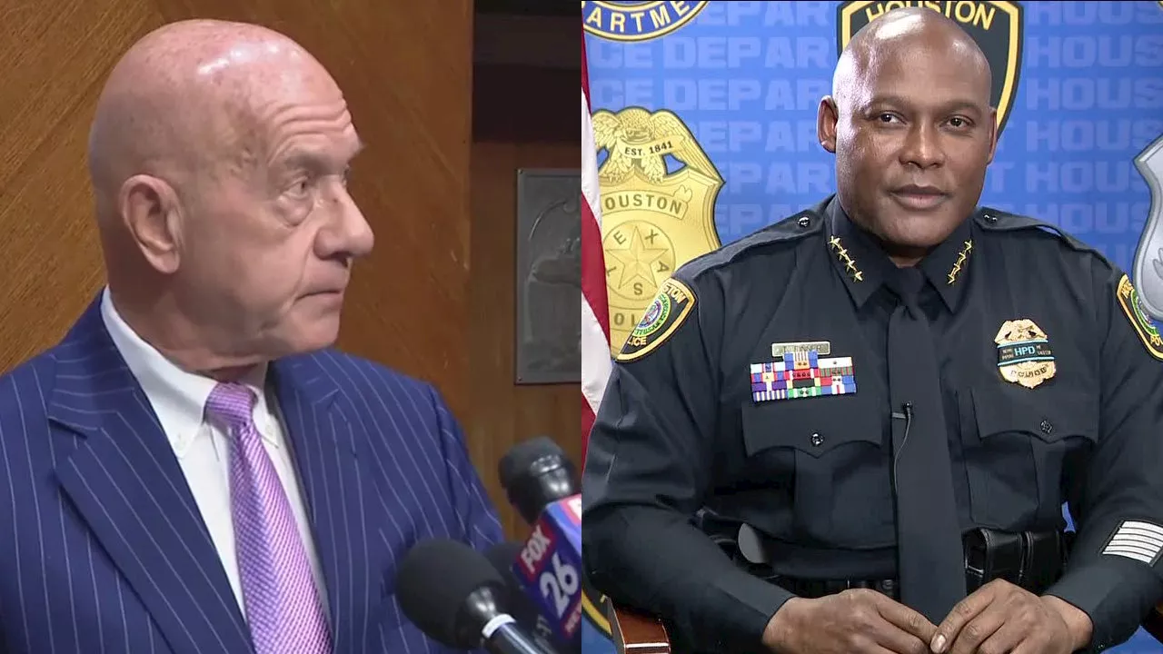 Houston Police Chief Troy Finner announces resignation, Whitmire responds