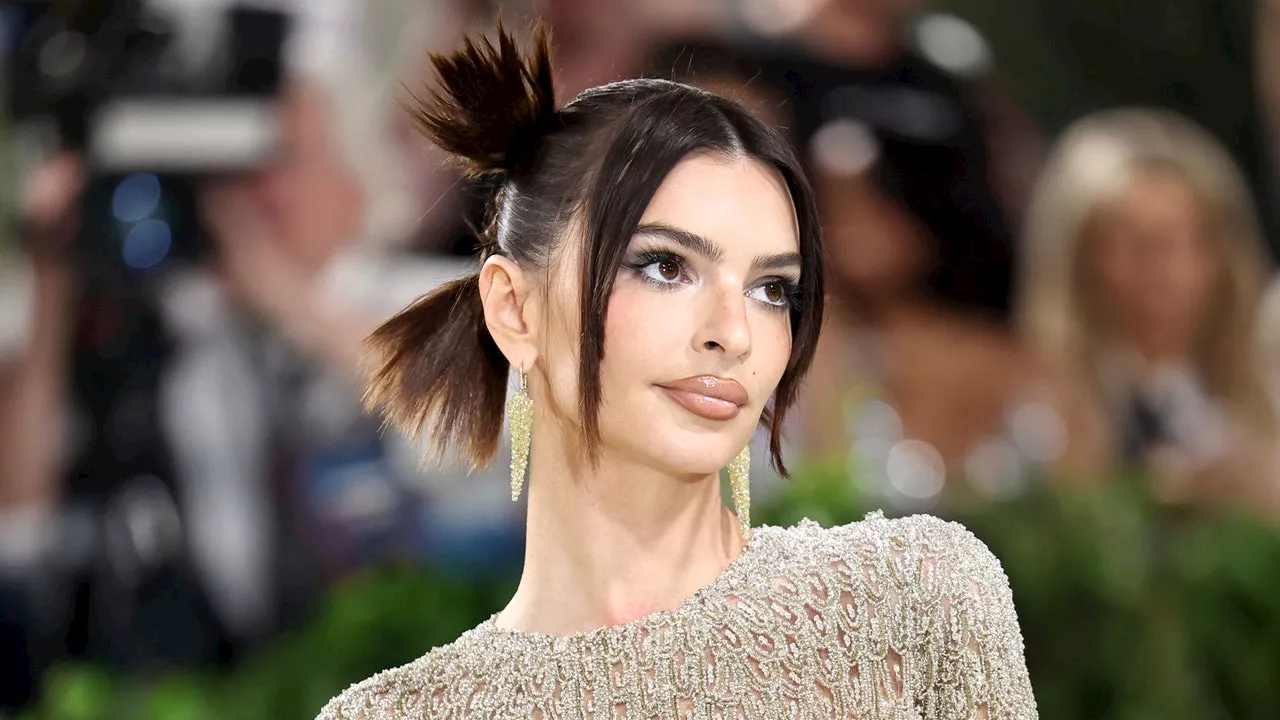 Emily Ratajkowski wins for most see-through dress at the Met Gala 2024