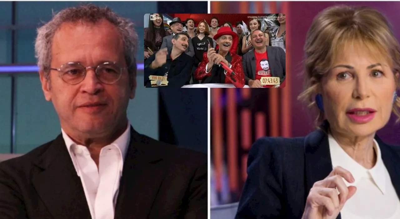 Mentana-Gruber, Fiorello ironizza a Viva Rai2: «Vuole sforare così tanto da superare l'8 e mezzo e arrivare al