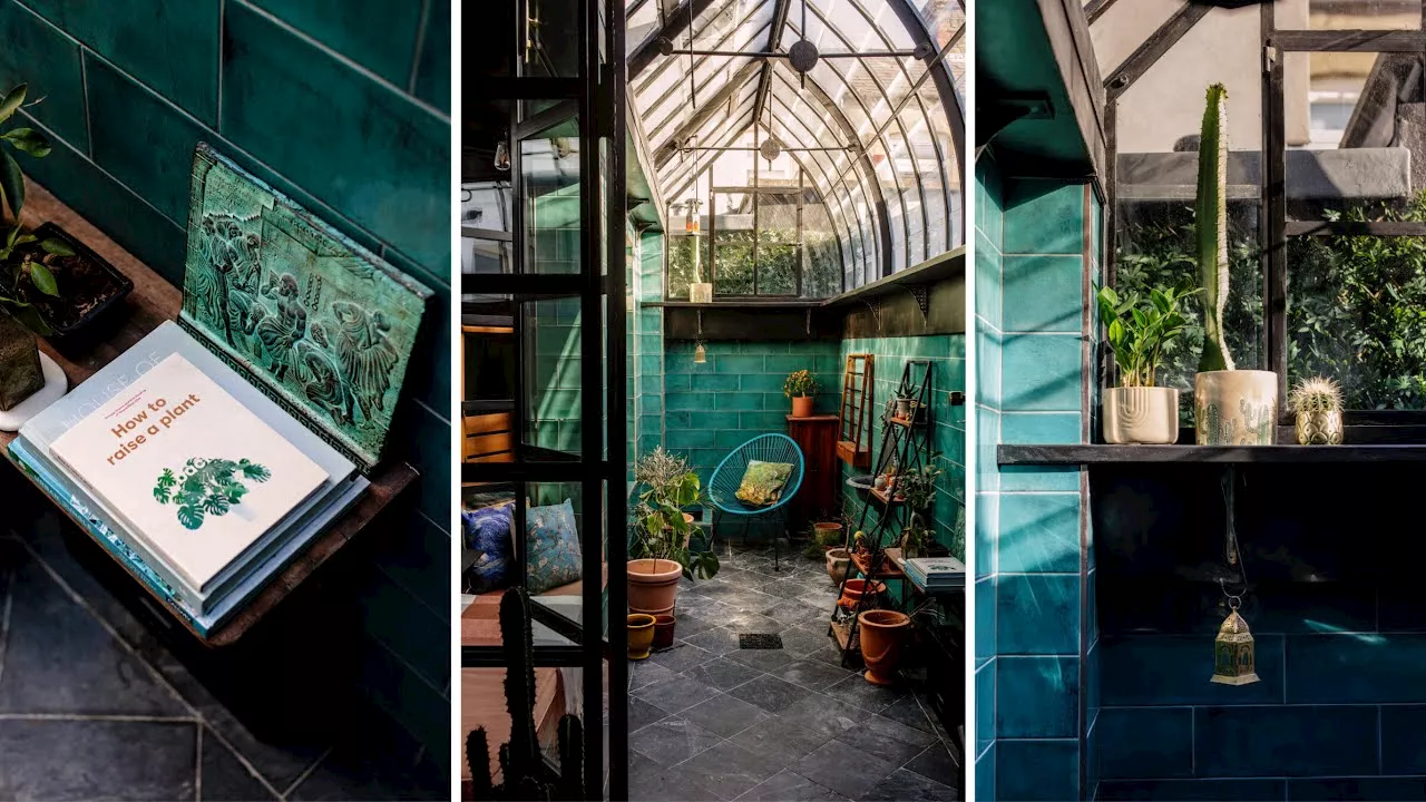 A jewel-toned greenhouse is the star of this Stoneybatter home