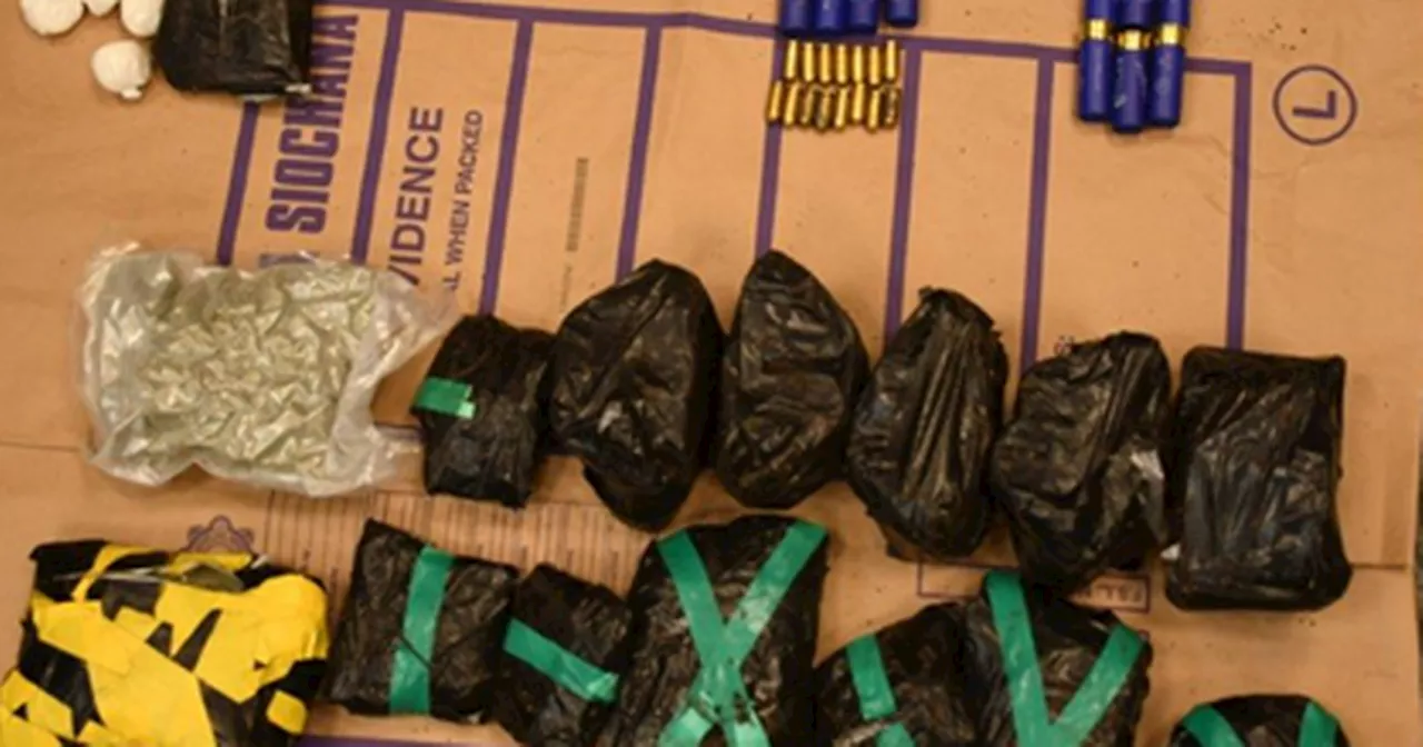 One arrested as Gardaí seize €117k worth of drugs and firearm in Dublin raid