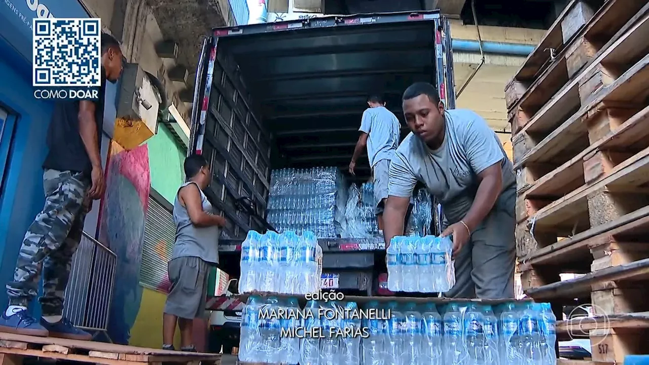 Doações arrecadadas no Rio de Janeiro começam a chegar no Rio Grande do Sul