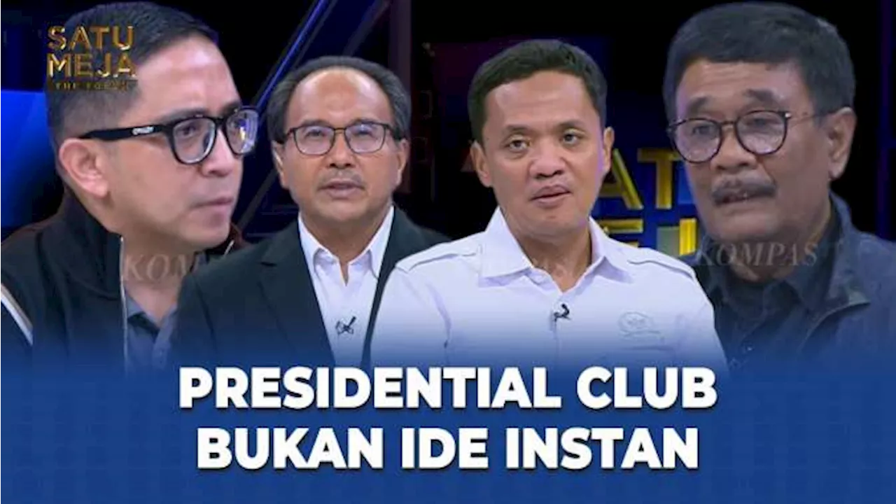 Presidential Club, PDIP: Ini Sebenernya Ide Prabowo atau Ide Jokowi?