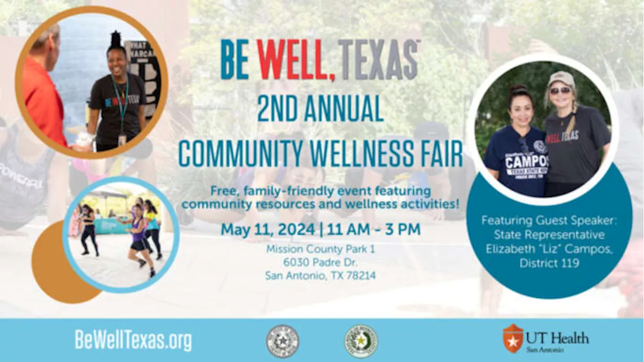 UT Health San Antonio hosting Be Well Texas community wellness fair Saturday