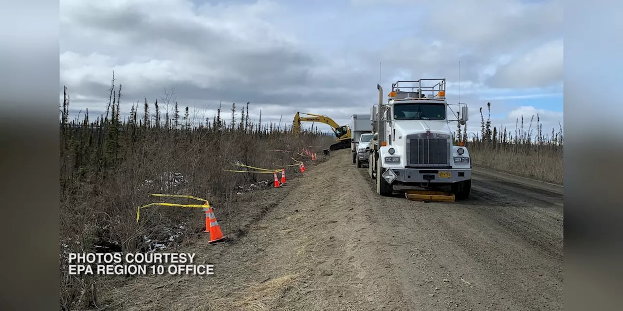 8,000-plus gallons of spilled gasoline a threat to Yukon tributary, EPA says