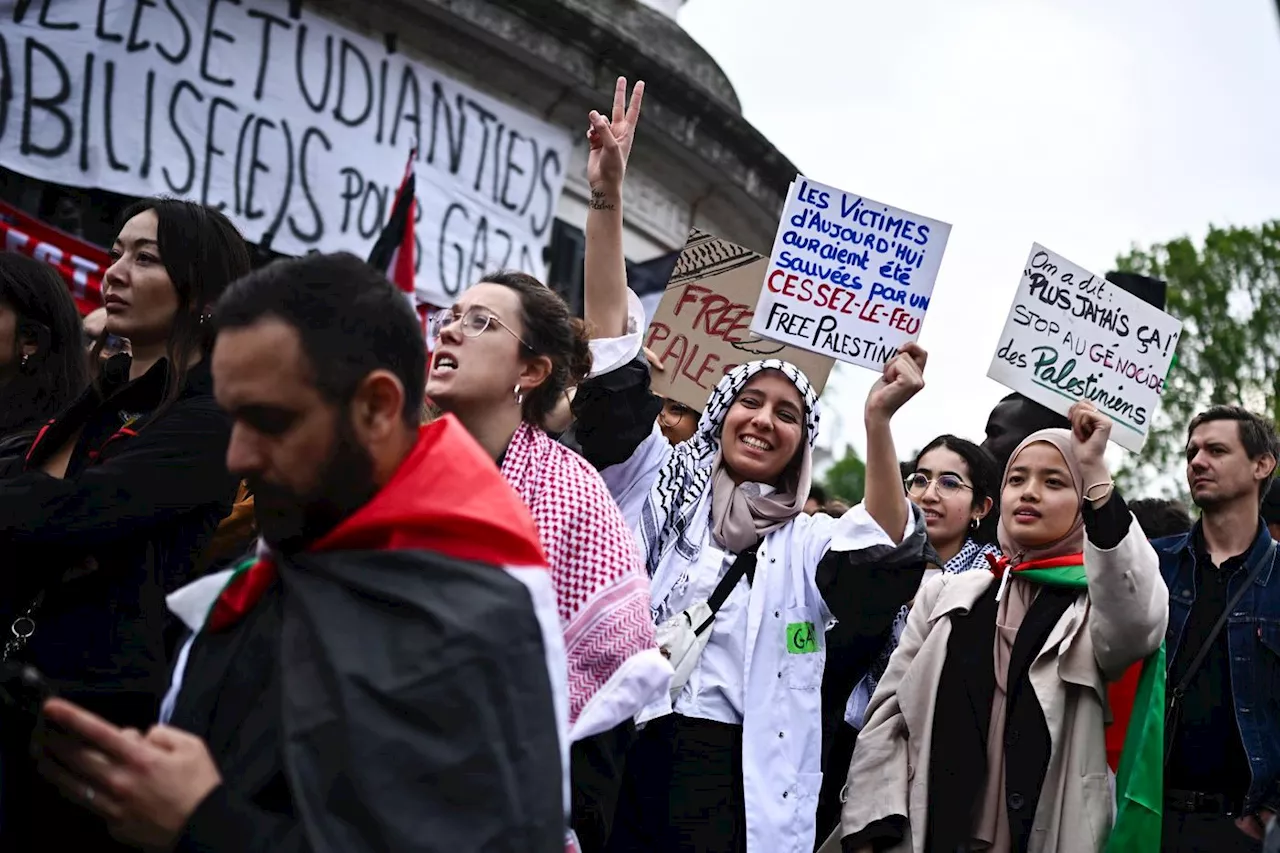 Mobilisations propalestiniennes: 86 personnes placées en garde à vue