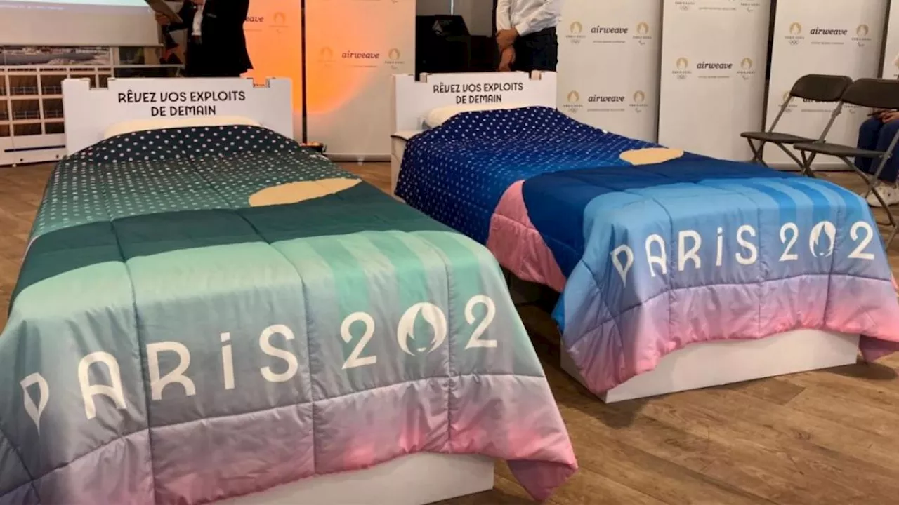 Camas de cartón 'anti-sexo' regresan para los Juegos Olímpicos de París 2024