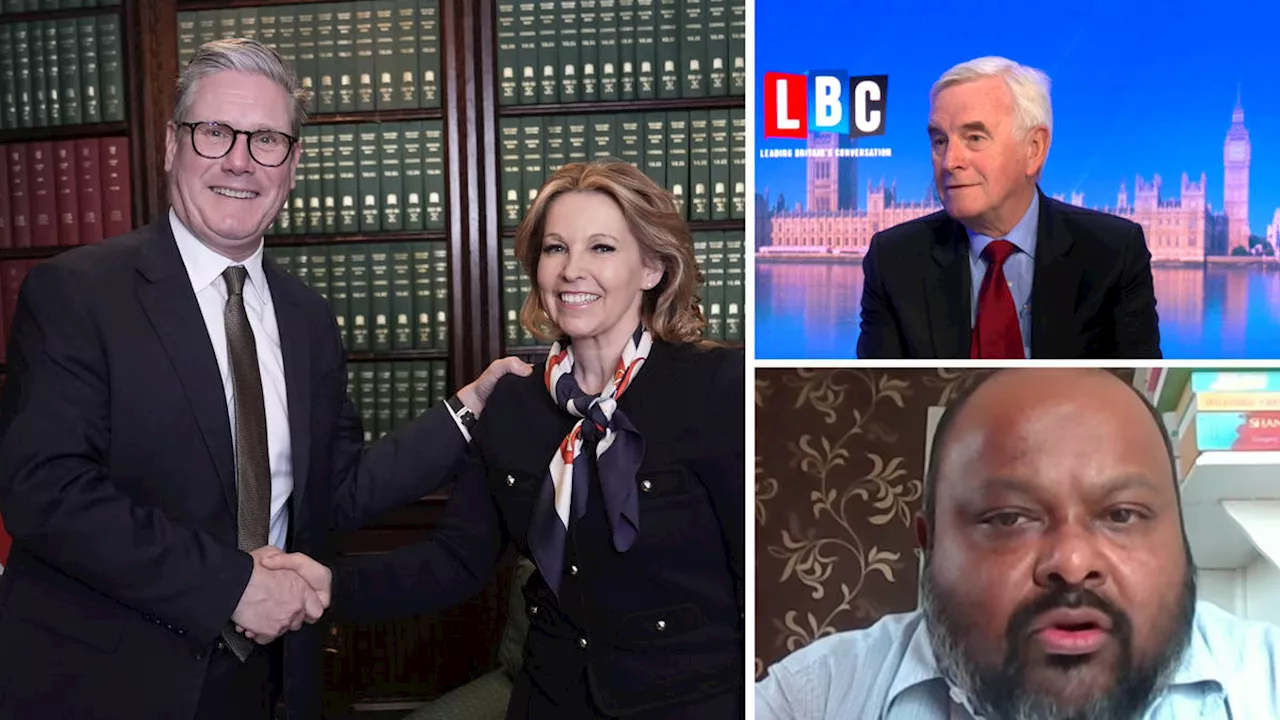 John McDonnell 'shocked' by Natalie Elphicke defecting to Labour, as top official brands party 'dustbin for...