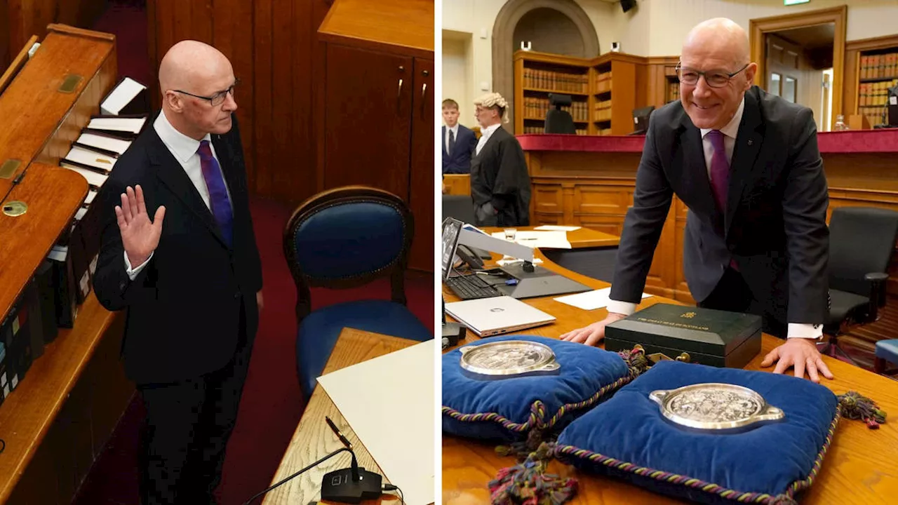 John Swinney officially sworn in as Scotland's First Minister with cabinet announcement expected today