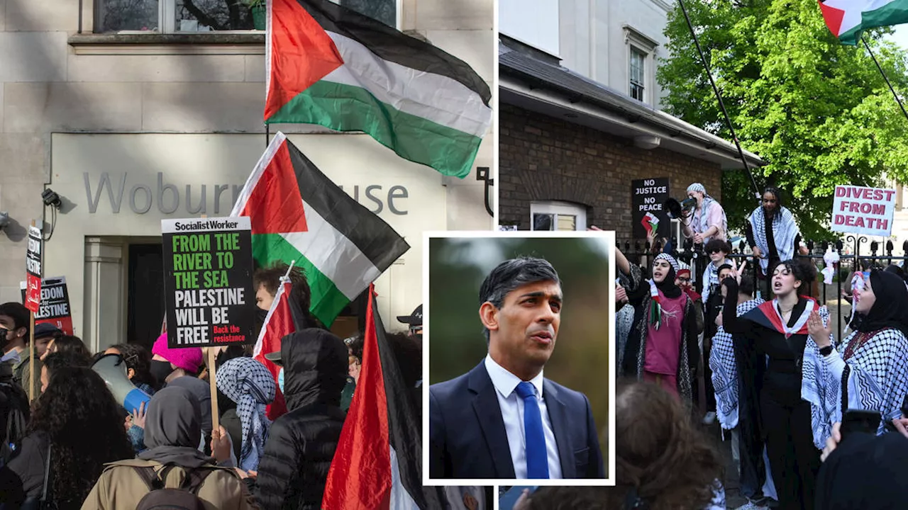 Sunak warns university chiefs to protect Jewish students as pro-Palestine protests grow across UK campuses