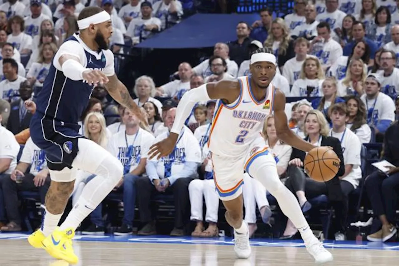 L'Oklahoma City Thunder s'impose face aux Dallas Mavericks en play-offs NBA