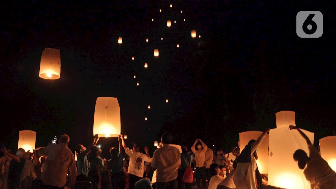 Candi Borobudur Kembali Gelar Festival Lampion Waisak, Tiket Ludes Terjual