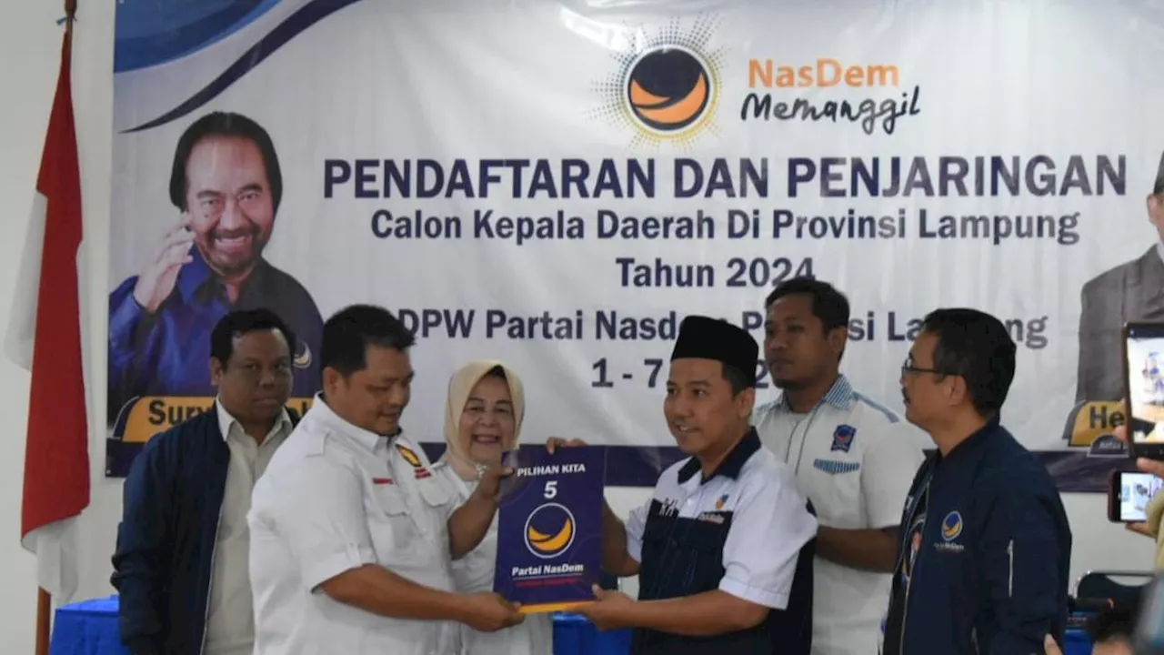 Dapat Restu dari Prabowo, Rahmat Mirzani Djausal Lamar Nasdem dan PAN Daftar Cagub Lampung