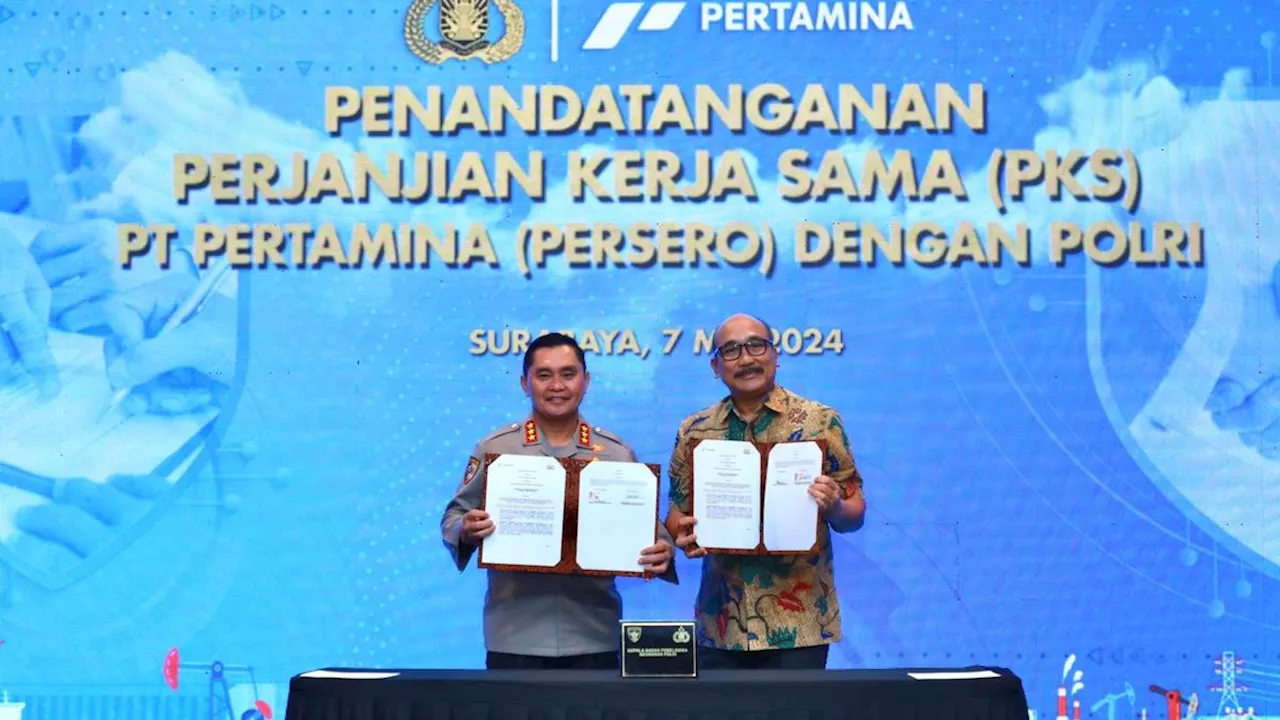 Pertamina dan Baharkam Polri Teken Kerja Sama Pengamanan Objek Vital Nasional