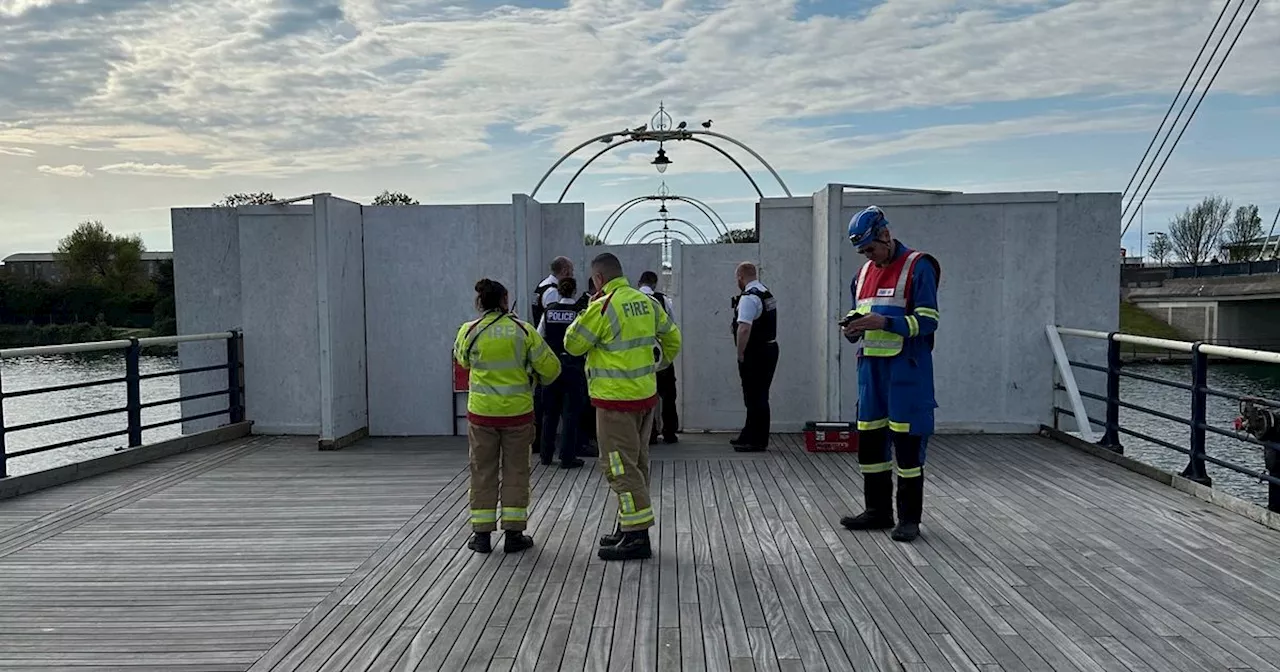 Police and coastguard called after 40 people spotted walking on Southport pier