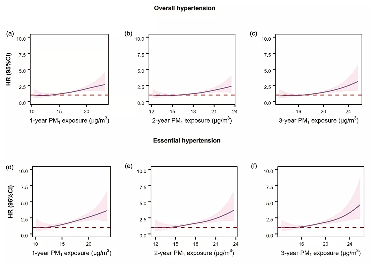 Potential causal effect of long-term PM&#8321; exposure on hypertension hospitalization