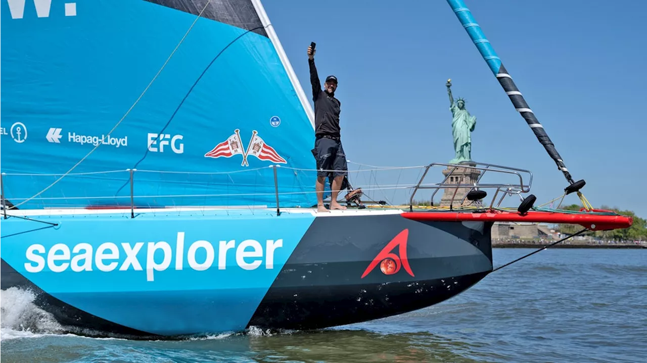 Boris Herrmann im 'Big Apple': Rang zwei bei Transat soll nur der Anfang sein