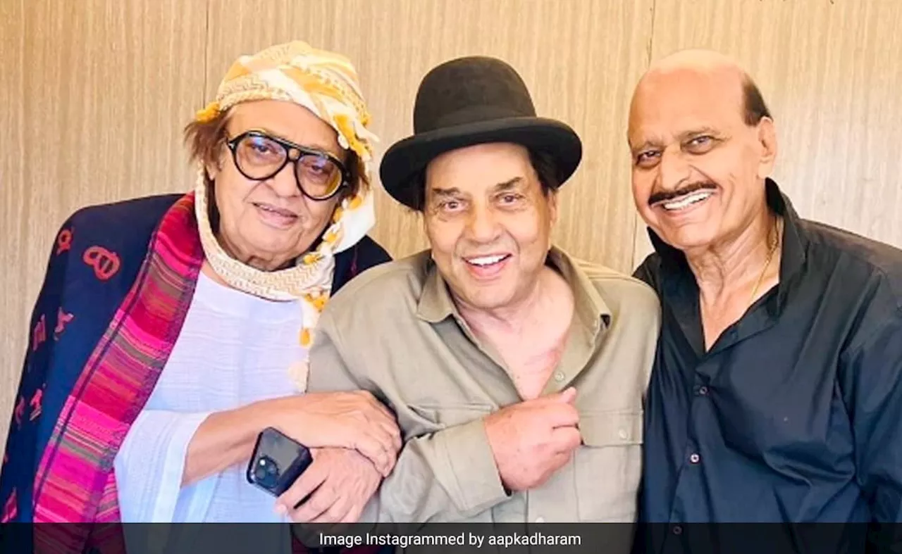 80s के विलेन और हीरो का हुआ मिलेन, धर्मेंद्र ने पुराने यार रंजीत और अवतार गिल साथ शेयर की फोटो, फैंस बोले- पुराना जमाना...