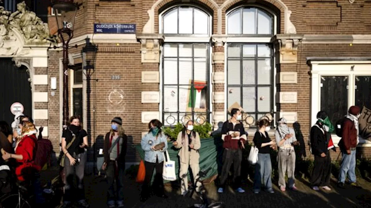 Pro-Palestijnse betogingen in Amsterdam en Utrecht