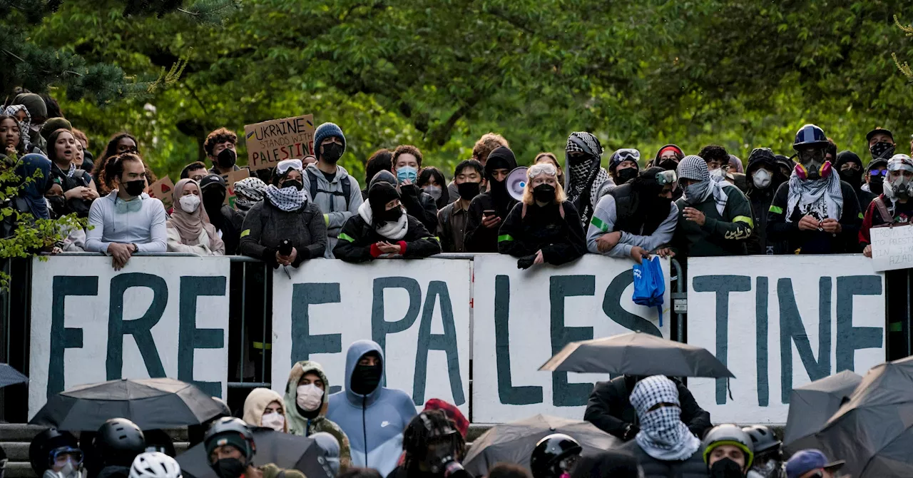 Amsterdam pro-Palestinian student protest broken up by police