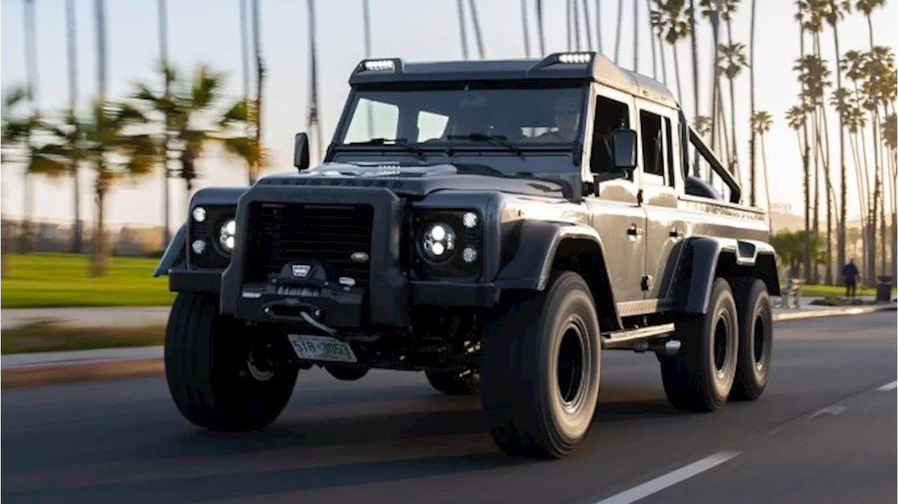 This Reimagined Land Rover Defender 6×6 Is a Surprisingly Well-Behaved Beast