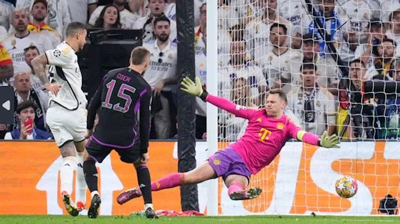 Champions League: FC Bayern verliert bei Real Madrid mit 1:2 und verpasst Finale