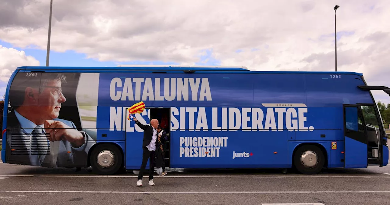 Catalan separatist leader campaigns over border in France to avoid arrest in Spain