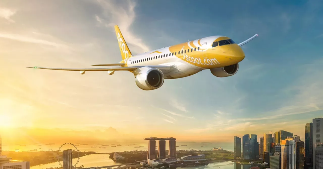 Scoot unveils new Embraer E190-E2 aircraft