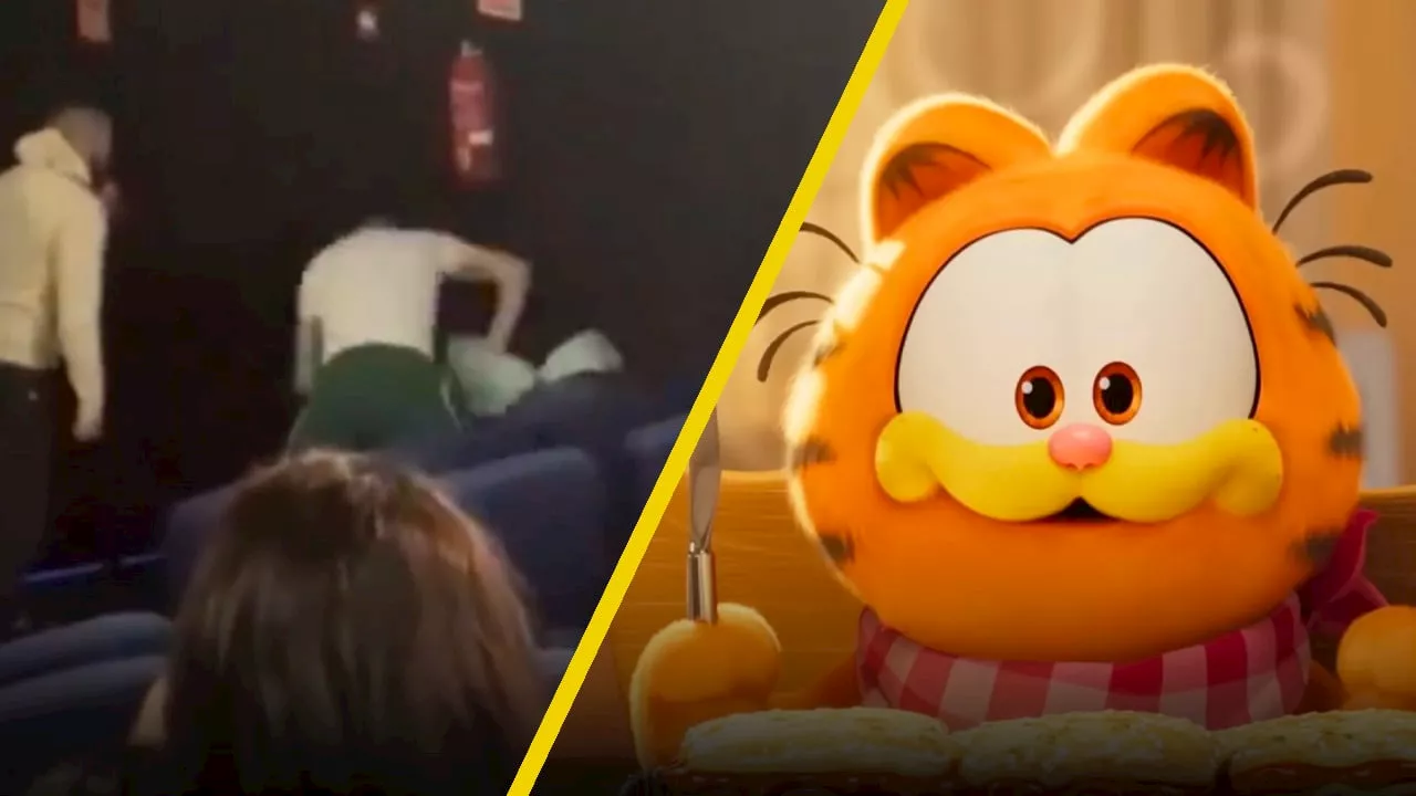 Boxeador provoca pelea en un cine durante función de ‘Garfield: Fuera de casa’