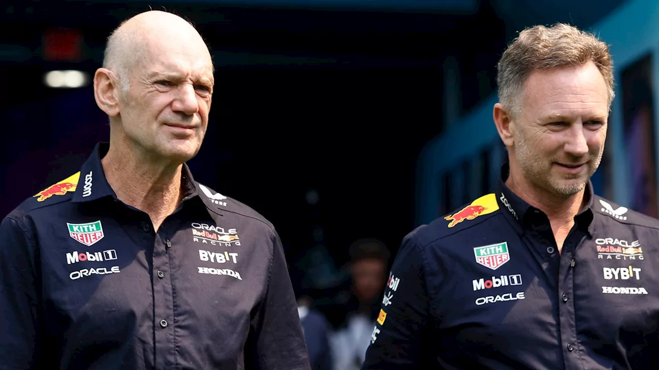 F1: Christian Horner insists he remains friends with Adrian Newey despite designer leaving Red Bull