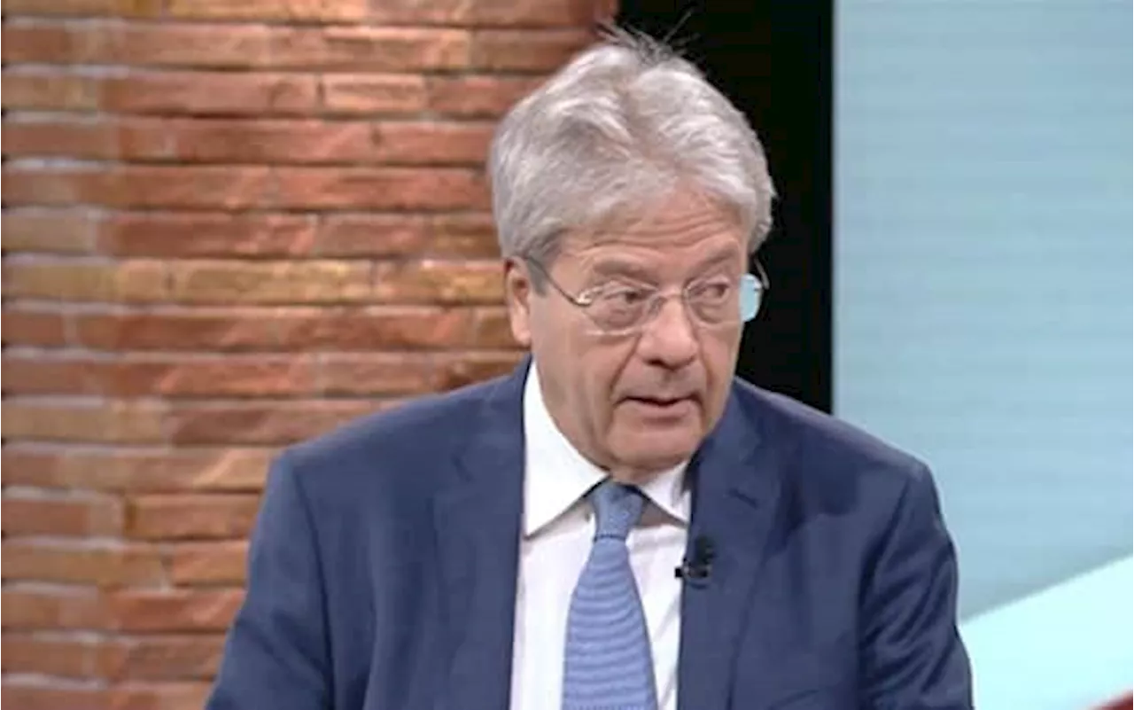 Gentiloni a Sky TG24: 'Italia in tempo per Pnrr ma le riforme sono difficili da fare'