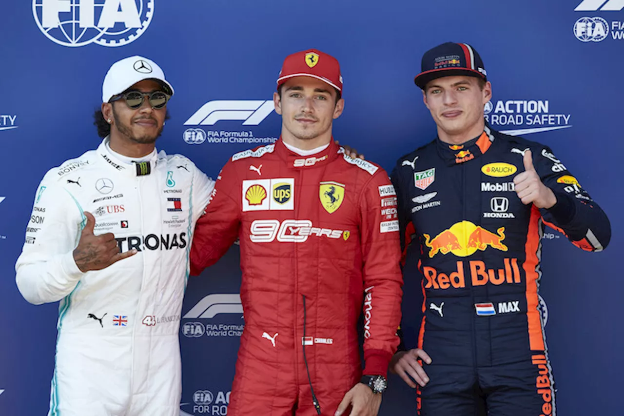 Charles Leclerc und Max Verstappen: Hamilton bedroht