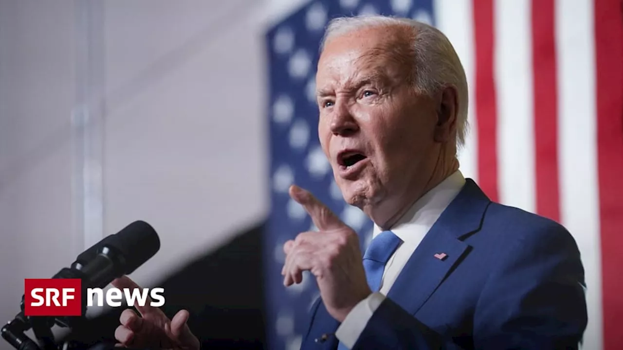 US-Präsident Joe Biden: Keine Waffen für Rafah-Offensive