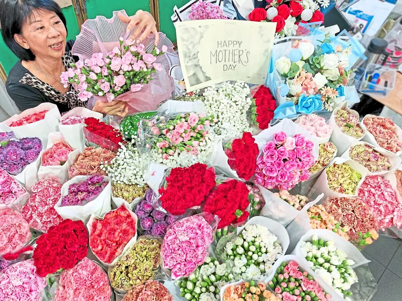 A floral flood to greet mums this Sunday