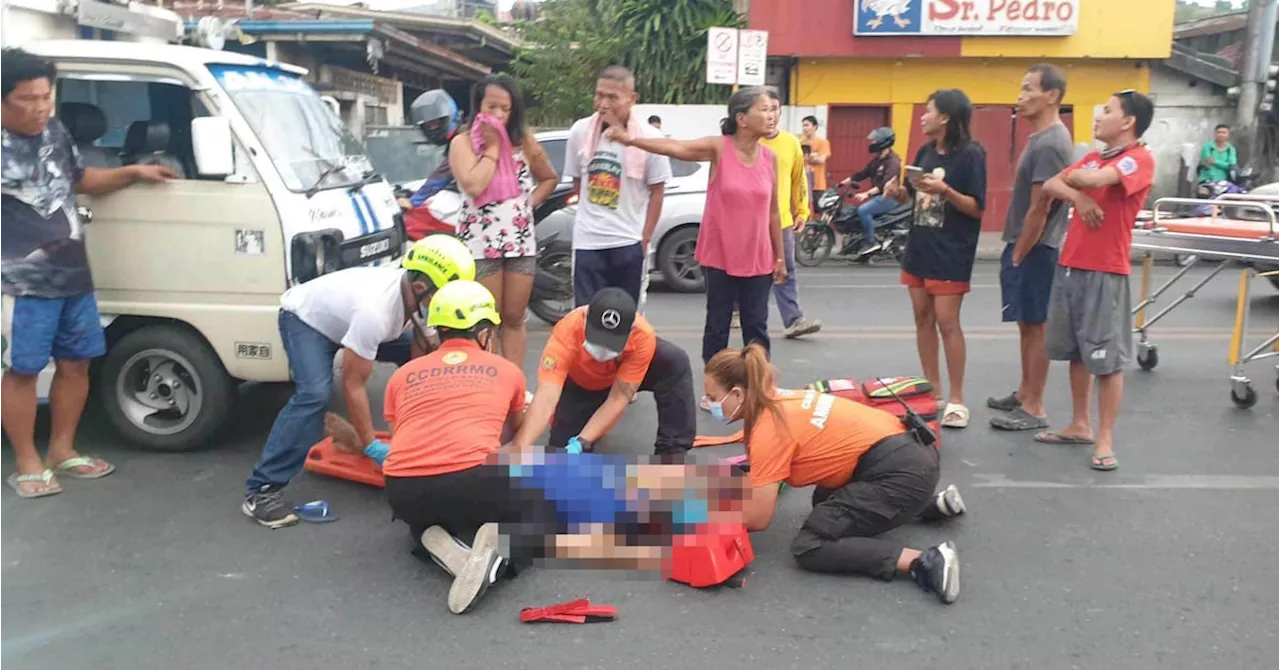 Widow, 70, dies after being hit by PUJ while crossing a pedestrian lane