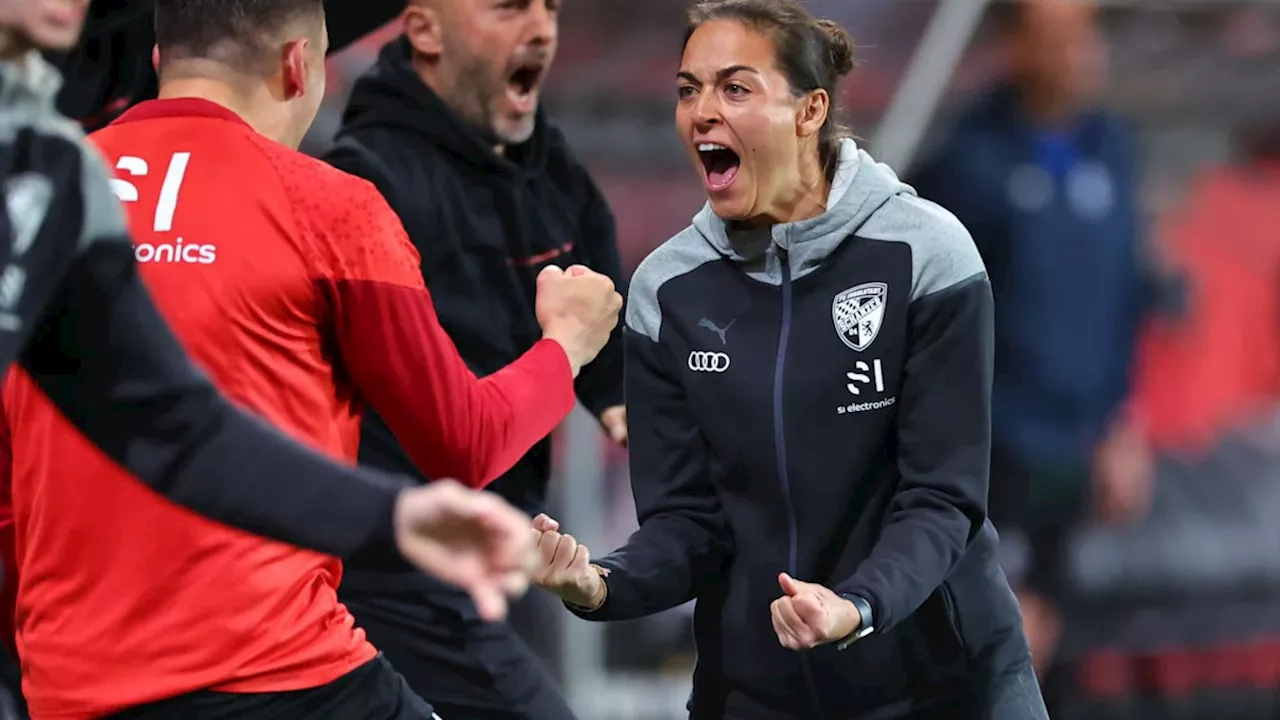 Sabrina Wittmann: 1:1 beim Debüt als erste Cheftrainerin im Männer-Profifußball