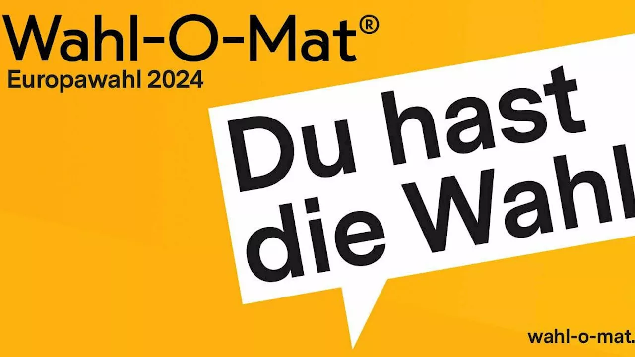 Wahl-O-Mat zur Europawahl 2024 ist da: Jetzt ausprobieren