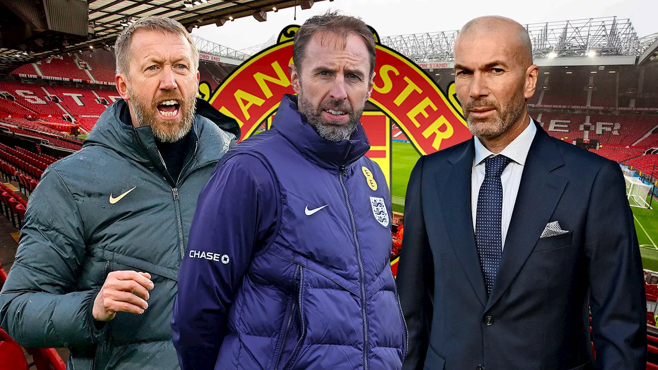 Gareth Southgate, ex-Chelsea bosses and Zinedine Zidane among contenders to replace Erik ten Hag as Man...