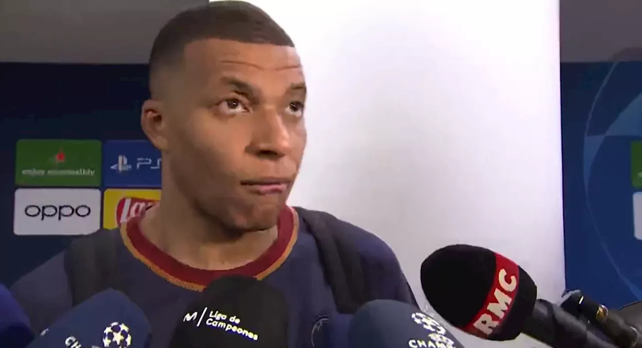 Kylian Mbappe storms off from interview after being asked Bayern Munich vs Real Madrid question...