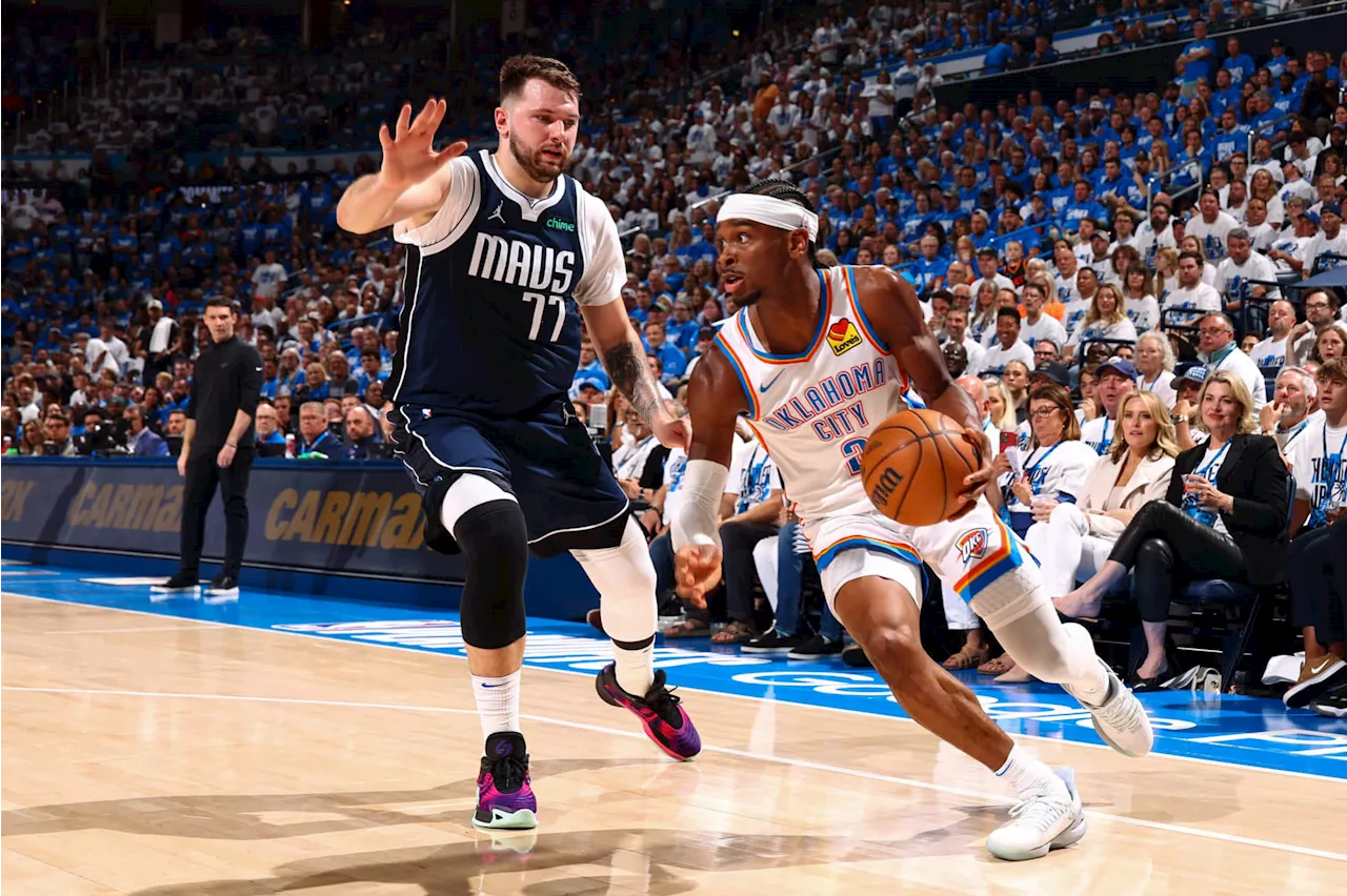 Shai Gilgeous-Alexander outduels Luka Dončić in Game 1 a day before MVP announcement