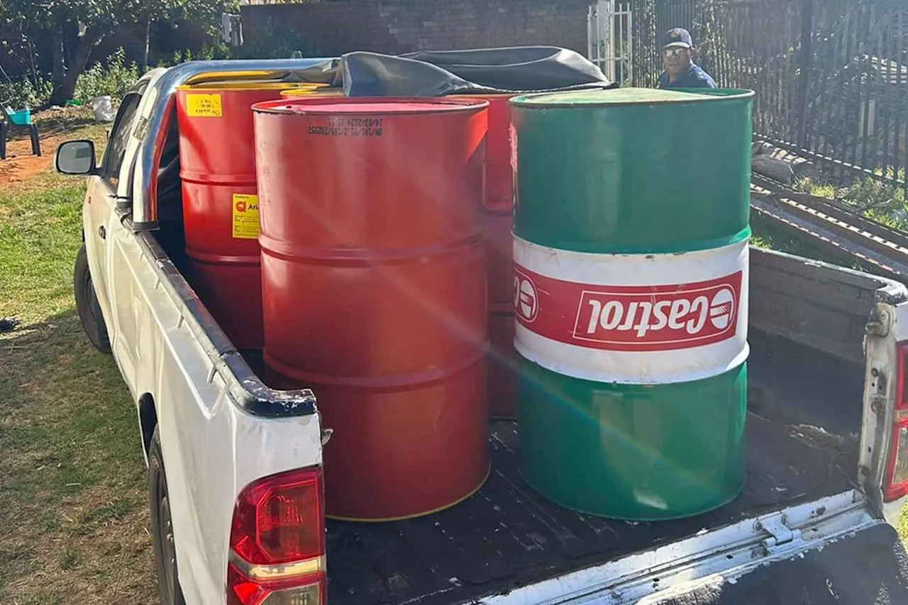 Police confiscate counterfeit petroleum products, 4 Zimbabweans arrested