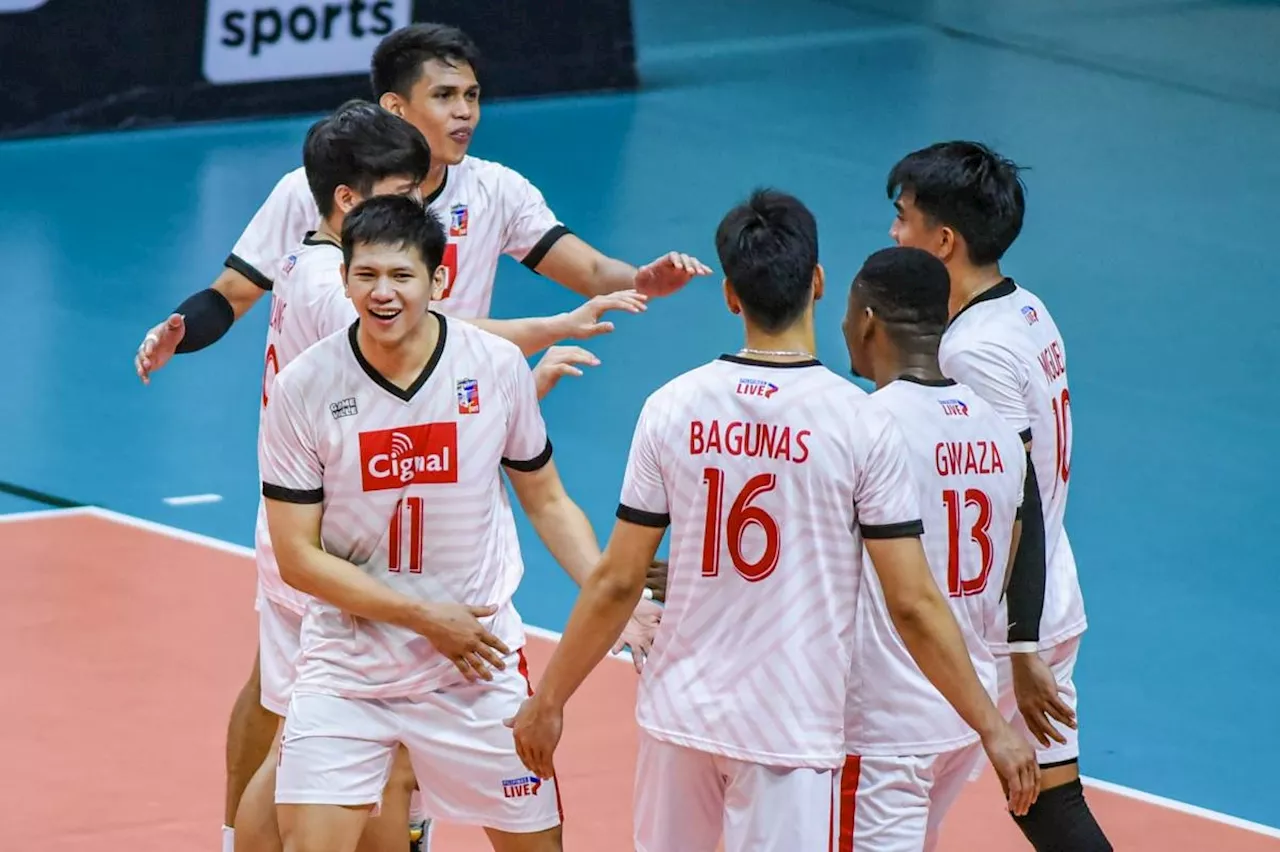 Bagunas fires HD Spikers to brink of Spikers' Turf Open Conference title