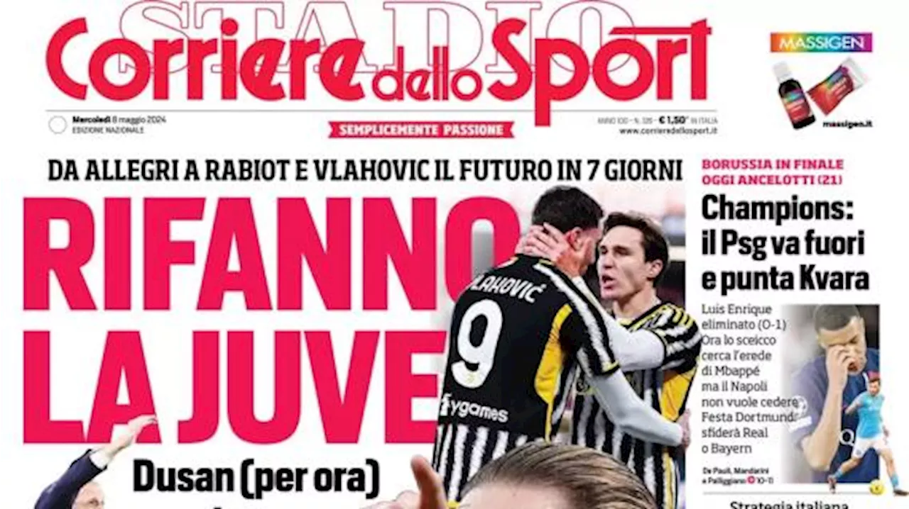 Il Corriere dello Sport apre stamani sul mercato bianconero: 'Rifanno la Juve'