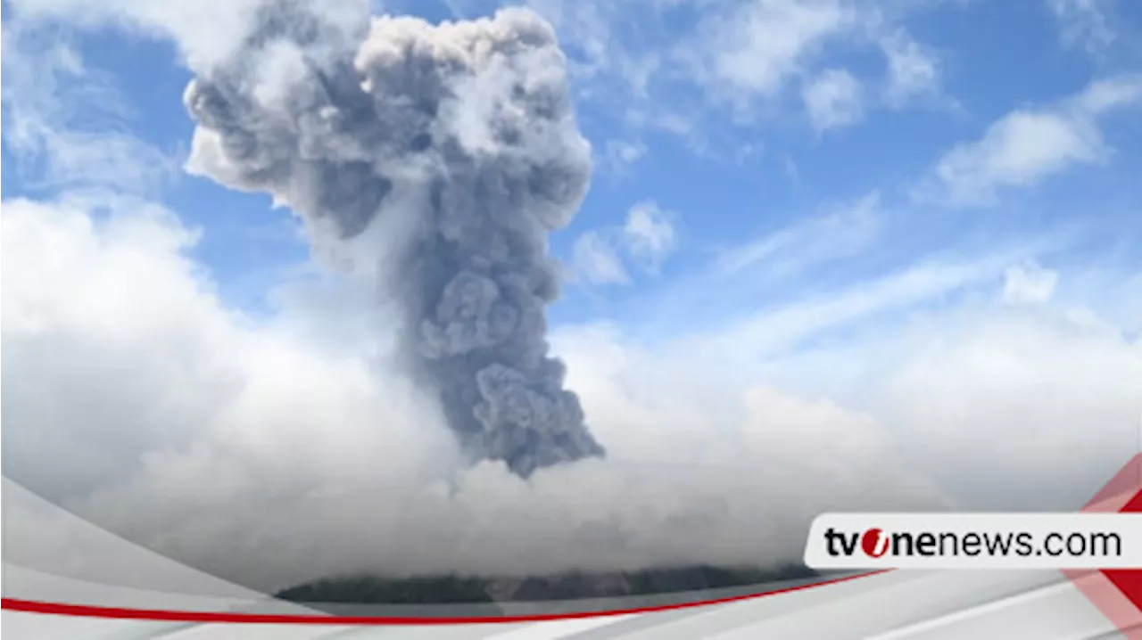 Alami Erupsi, Gunung Ibu Halmahera Barat Berstatus Waspada