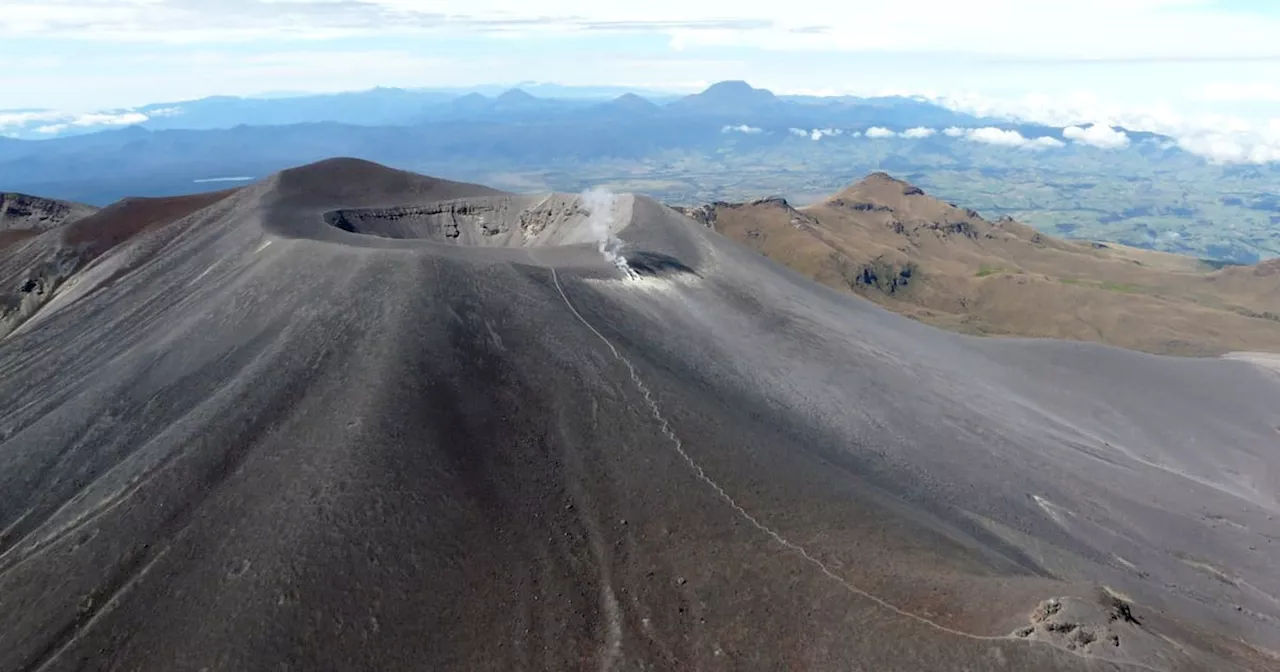 Volcán Puracé sigue en alerta amarilla: así ha estado su actividad sísmica en las últimas horas